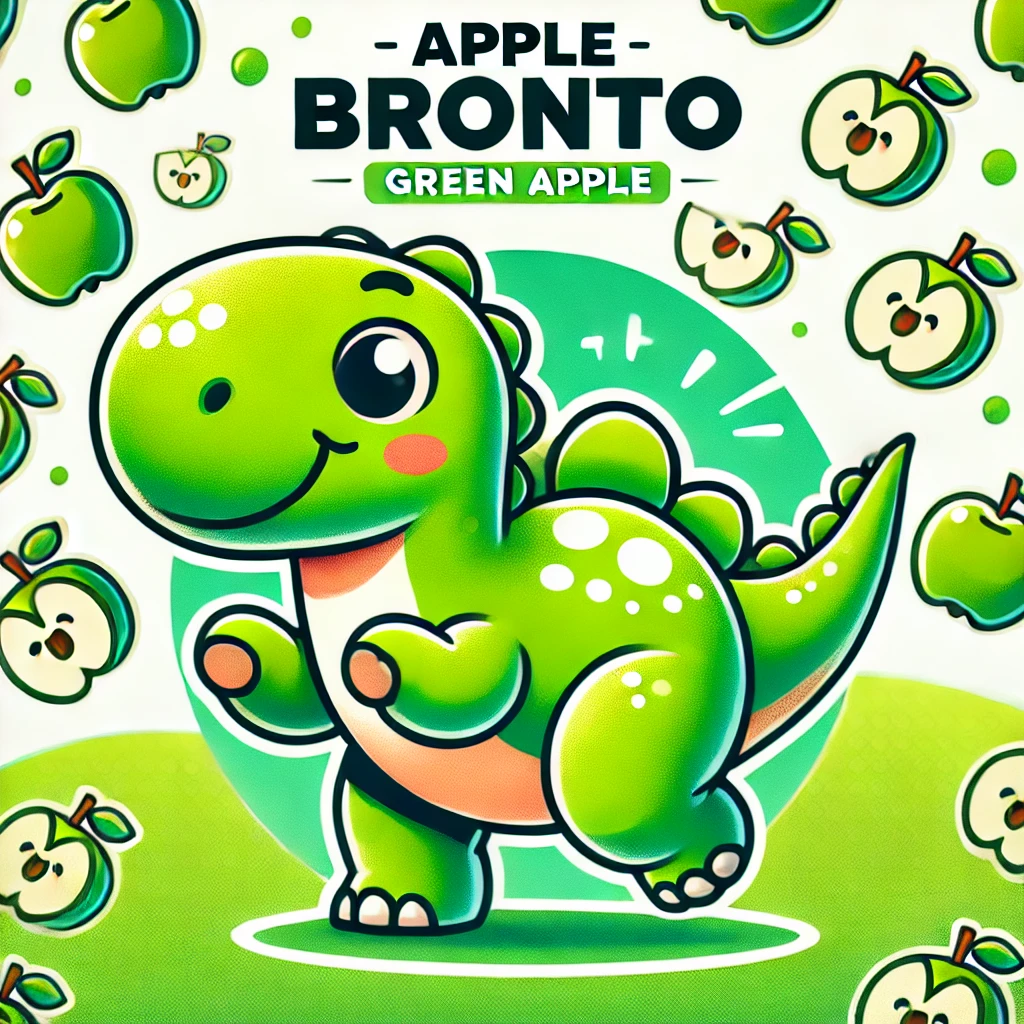 Apple Bronto Gummies - Green Apple Flavor